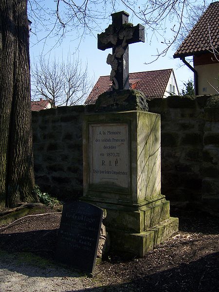 French Plot Franco-Prussian War 2. Friedhof