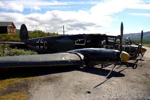 Replica Wreck Heinkel He 111 Bomber