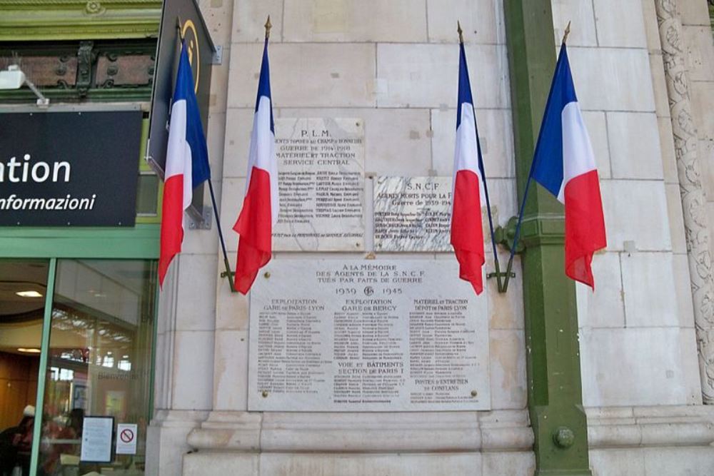 Gedenktekens Gare de Lyon