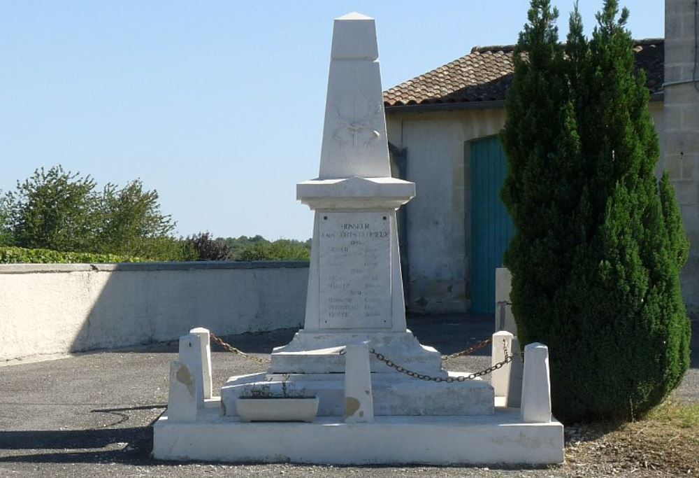 Monument Eerste Wereldoorlog Chartuzac