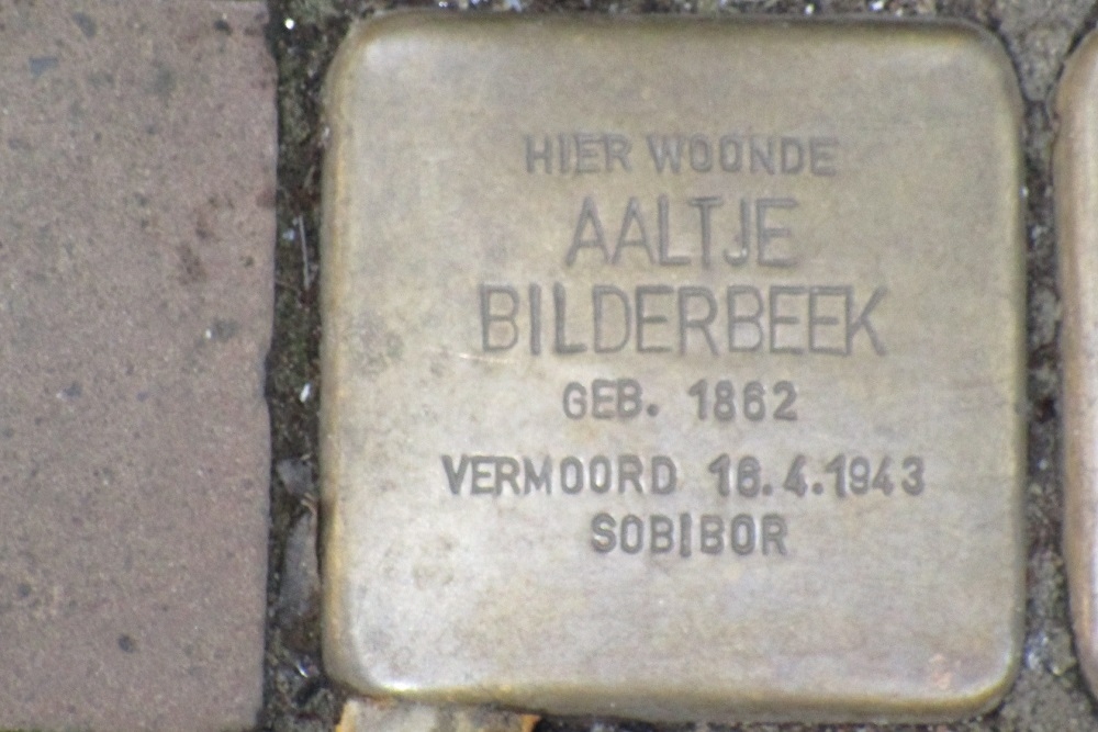 Stolpersteine Roggenstraat 9 #2