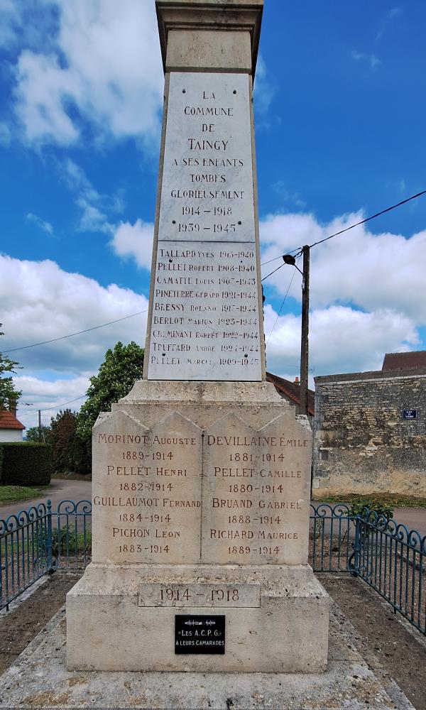 Oorlogsmonument Taingy #5