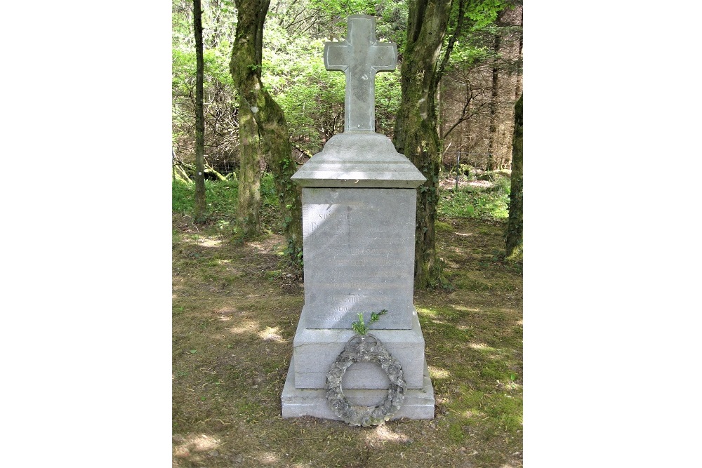 Memorial Stone Paul Tual War Cemetery Bertrix-Heide