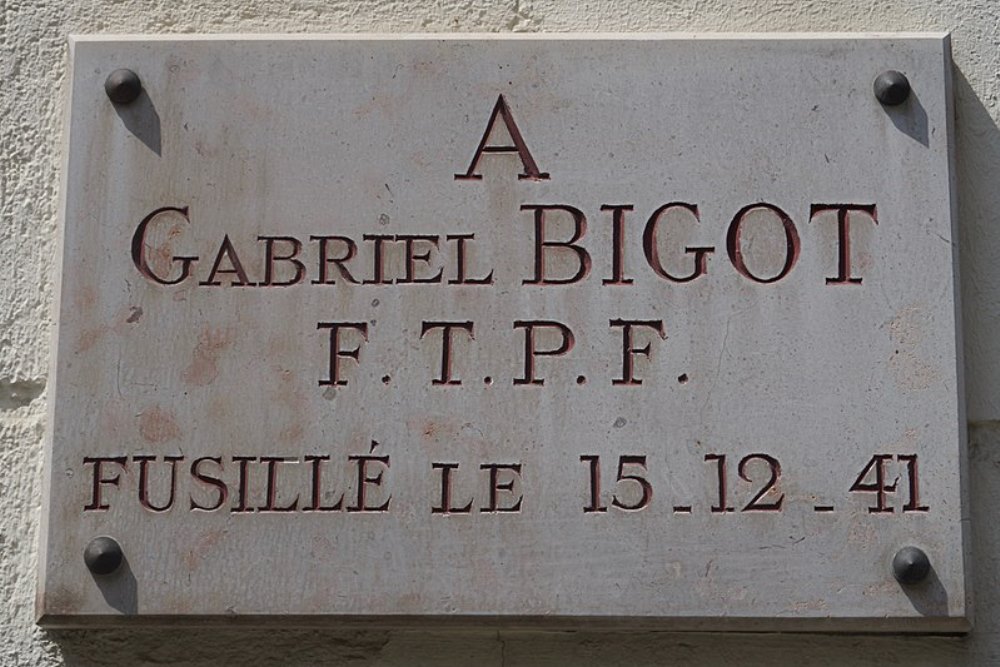 Gedenkteken Gabriel Bigot