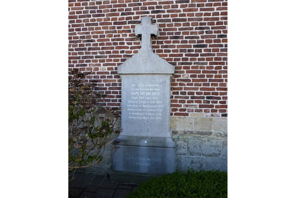 Memorial Stone Frans Van Der Biest