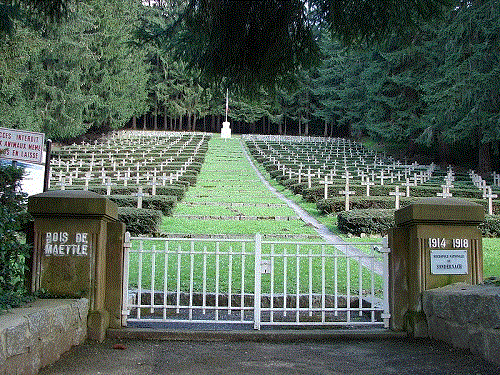 Franse Oorlogsbegraafplaats Bois de Maettl