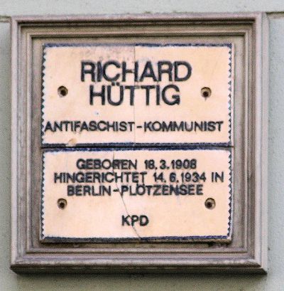 Gedenkteken Richard Httig