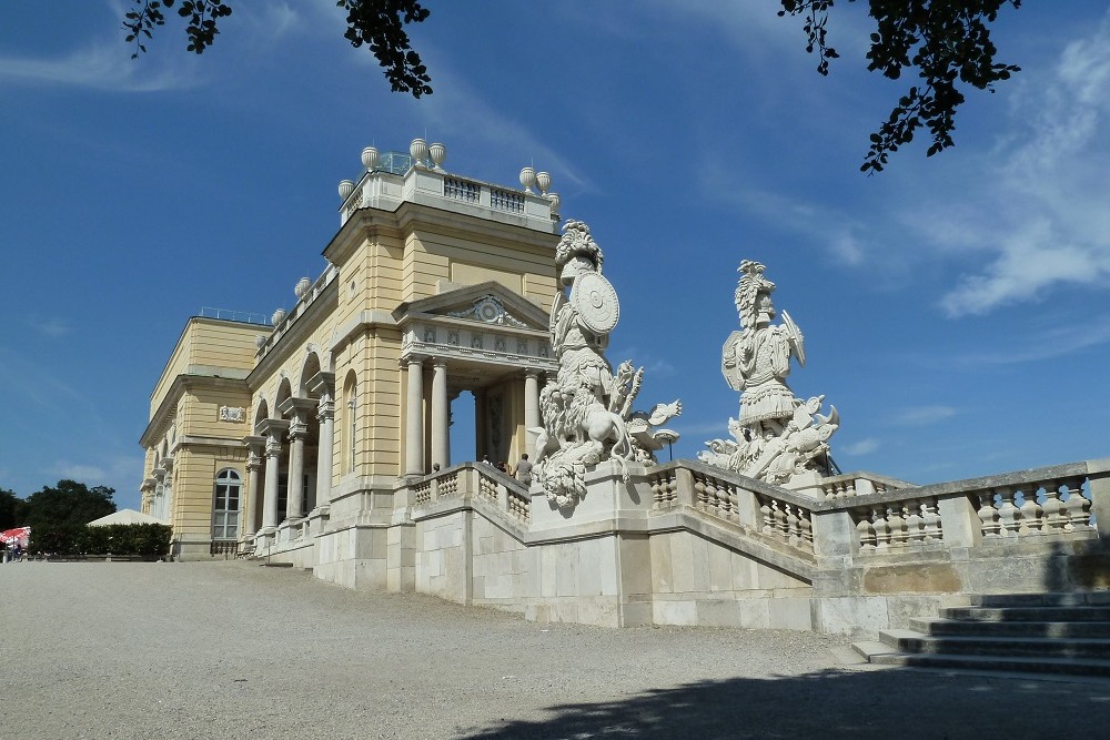 Oorlogsschade Gloriette Schnbrunn Wenen