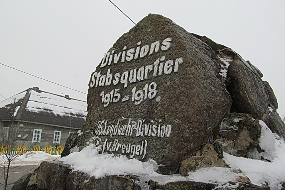 Monument 85. Divisions Stabsquartier 1915-1918