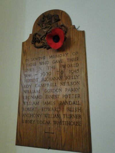 War Memorial St. Michael and All Angels Church Bunwell #2