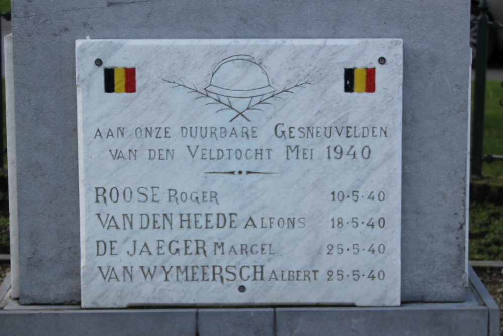 Oorlogsmonument Machelen-aan-de-Leie #3