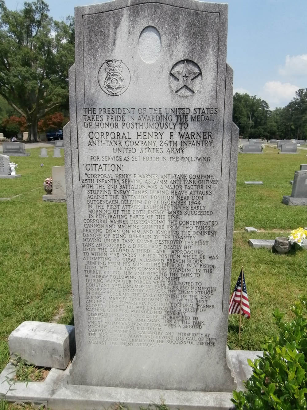 American War Grave Southside Cemetery