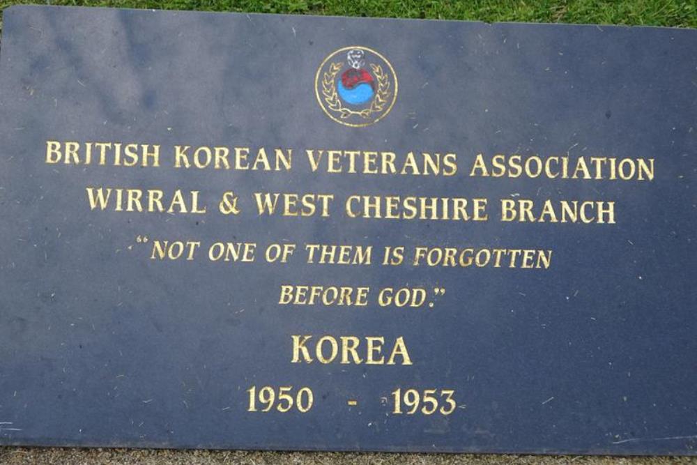 Monument Koreaanse Oorlog Birkenhead