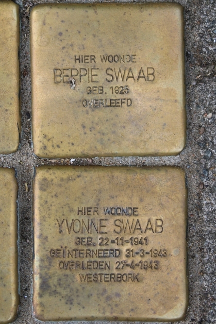 Stolpersteine Topaasstraat 2 #5