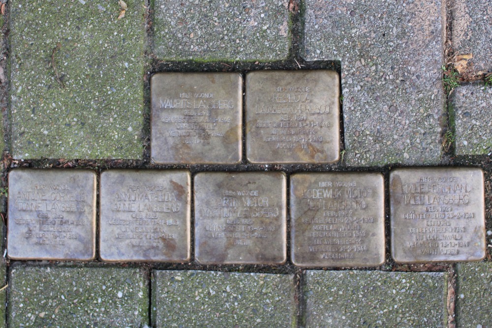 Stumbling Stones Piet Heinstraat 62A #1