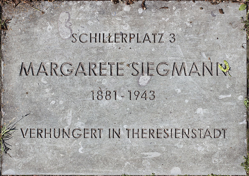 Memorial Stones Schillerplatz 3