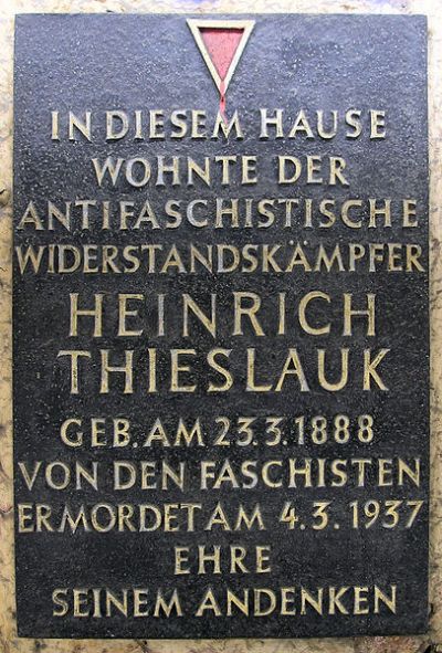 Memorial Heinrich Thieslauk