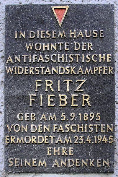 Gedenkteken Fritz Fieber