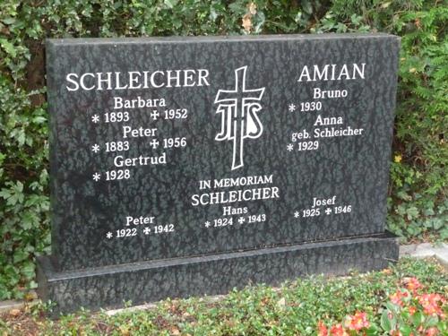 Herdenkingsteksten Duitse Gesneuvelden Westfriedhof II