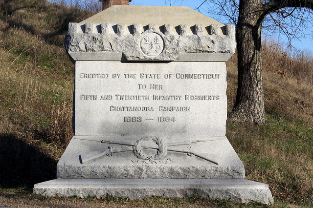 5th and 20th Connecticut Infantry Monument