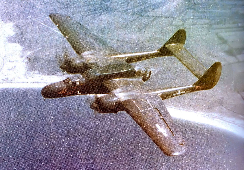 Crashlocatie P-61B-10-NO Black Widow 42-39641
