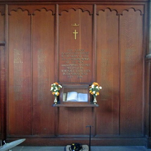 War Memorial St. Stephen with St. Paul Church #2