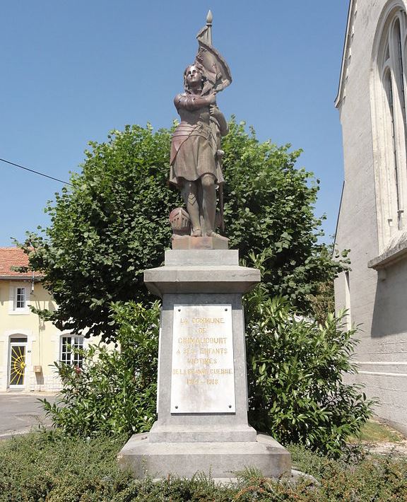 Monument Eerste Wereldoorlog Grimaucourt-en-Wovre