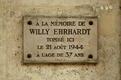 Gedenkteken Willy Ehrhardt