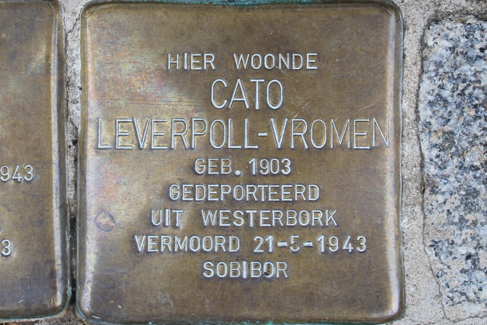 Stolpersteine Walderstraat 10 #3