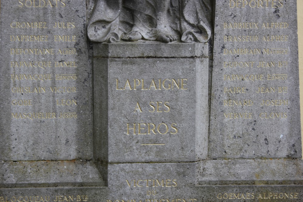 Oorlogsmonument Laplaigne #2