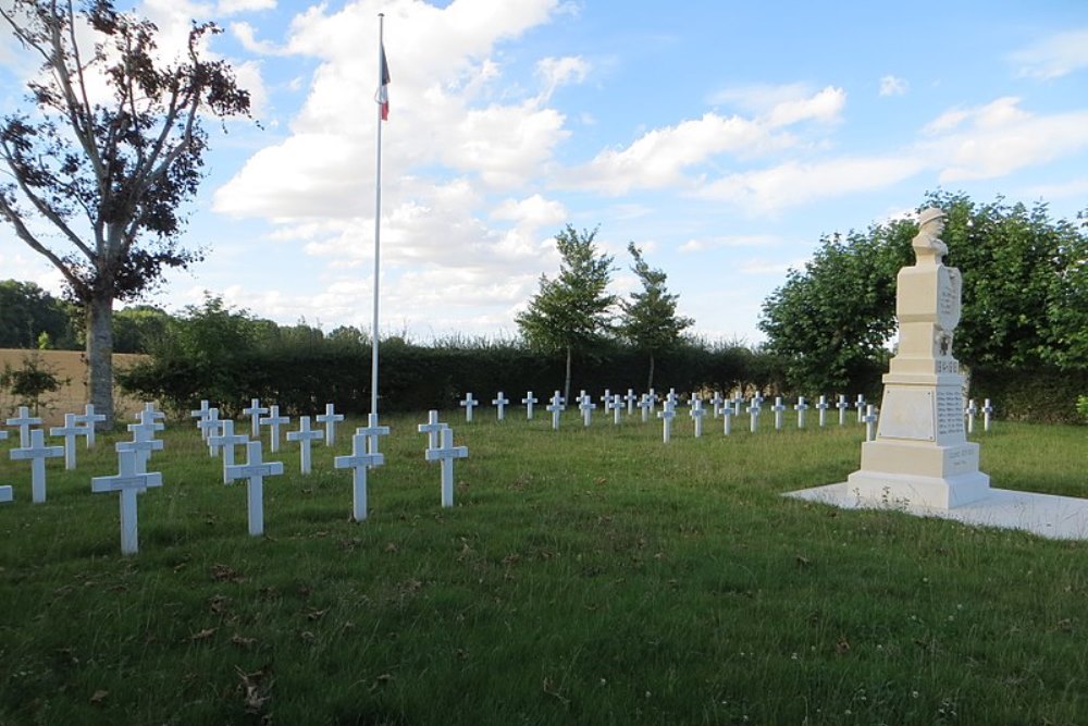 Franse Oorlogsbegraafplaats Montceaux-ls-Provins