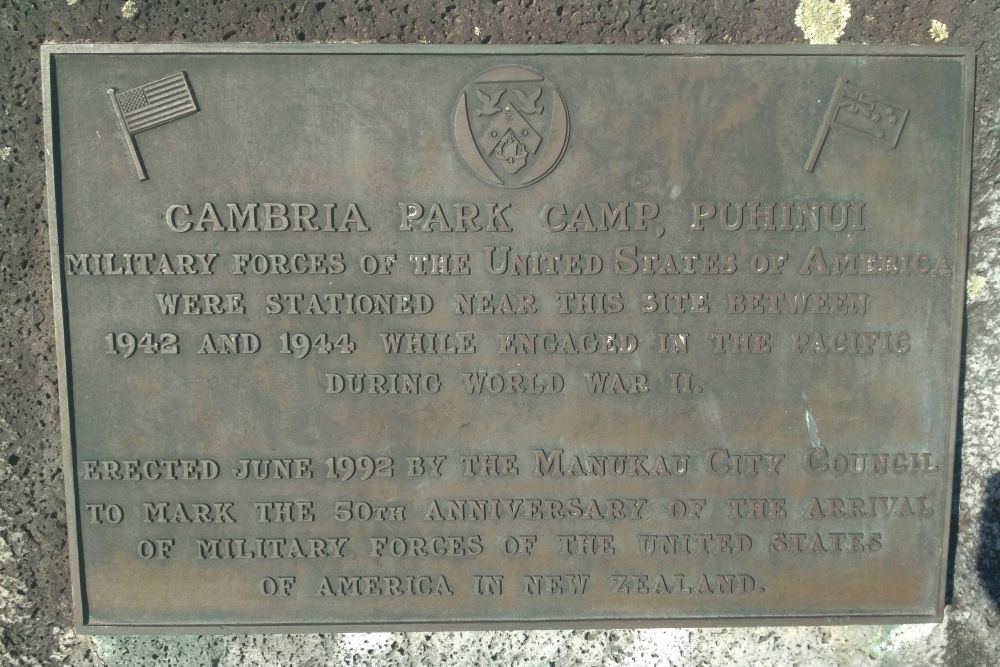 Gedenkteken Cambria Park Camp