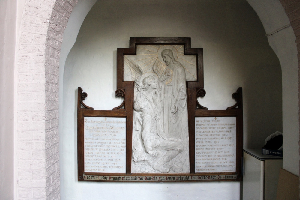 Gedenktekens Eerste Wereldoorlog Sint-Andries