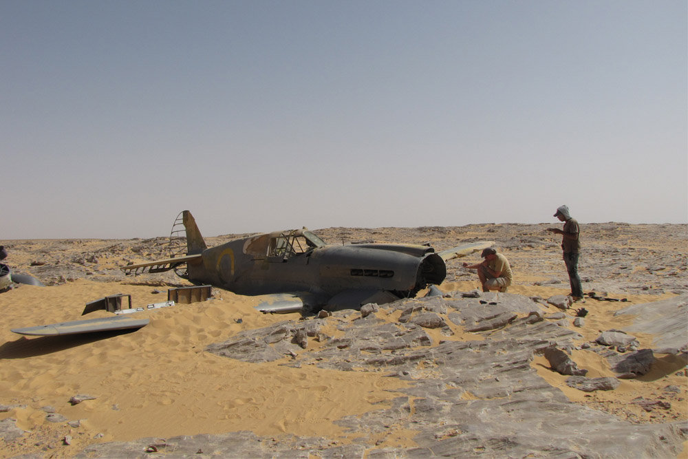 Crash Site & Wreckage Curtis P-40 Kittyhawk Al Farafrah