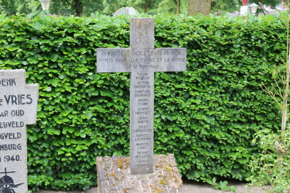 French War Grave Roman Catholic Churchyard Diessen