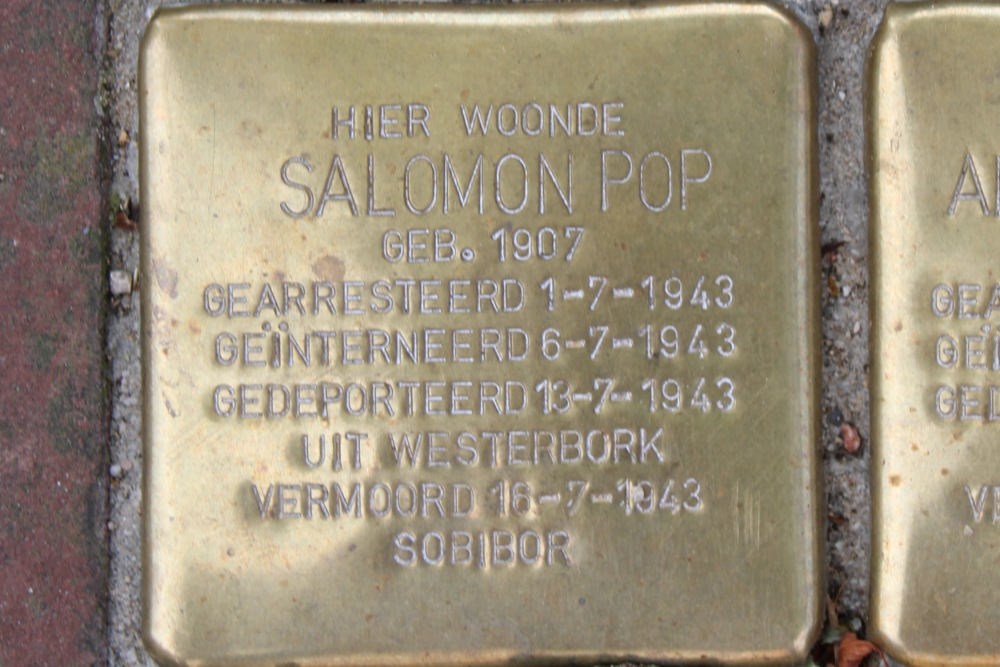 Stolpersteine 's-Gravesandeplein 3 #2