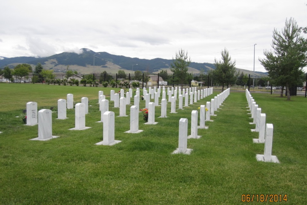 Amerikaanse Oorlogsgraven Western Montana State Veterans Cemetery