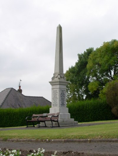 War Memorial Distington