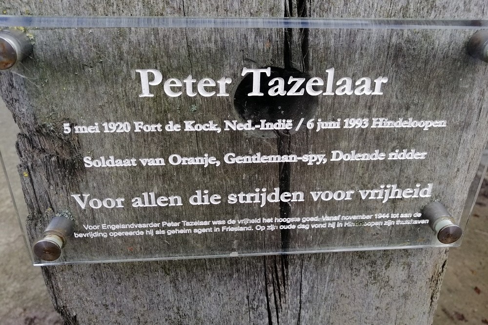 Memorial Peter Tazelaar Hindeloopen