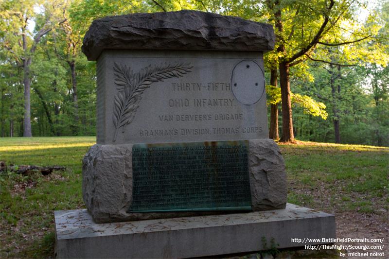 Monument 35th Ohio Infantry Regiment