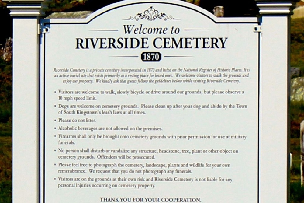 Amerikaanse oorlogsgraven Riverside Begraafplaats
