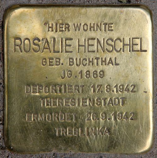 Stolpersteine Jenaer Strae 6 #2