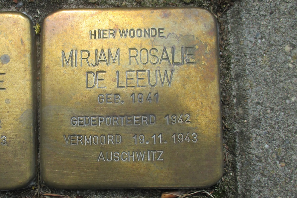 Stolpersteine Stationslaan 25 #3