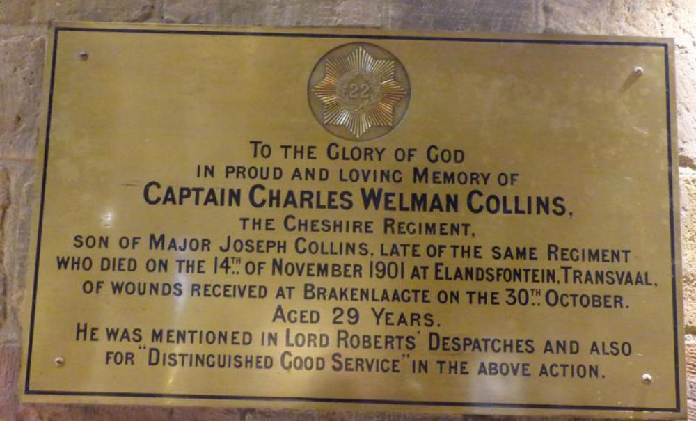 Memorial Captain Charles Welman Collins