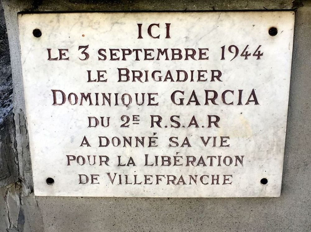 Gedenkteken Bevrijding Villefranche-sur-Sane