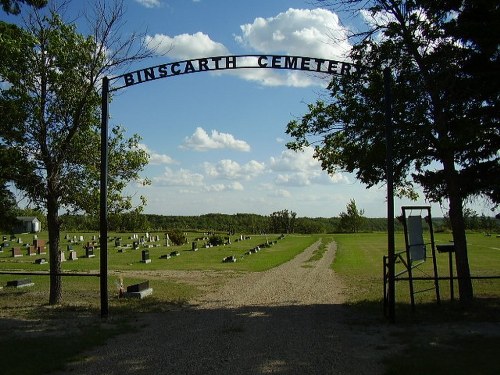 Commonwealth War Grave Binscarth Cemetery