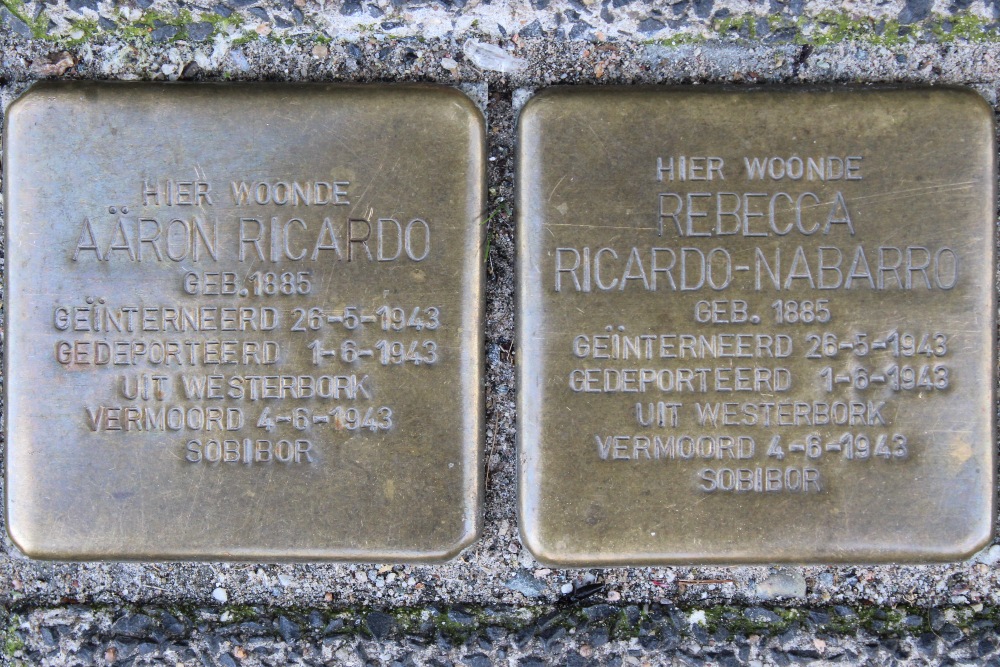 Stolpersteine Weesperstraat 101A #2