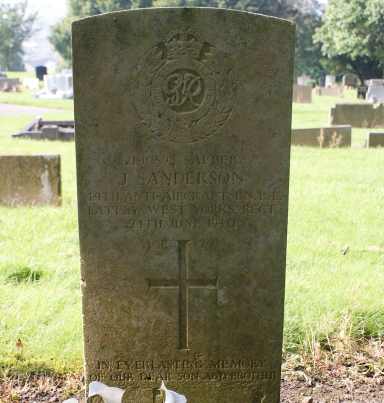 Commonwealth War Graves Wilsden Cemetery