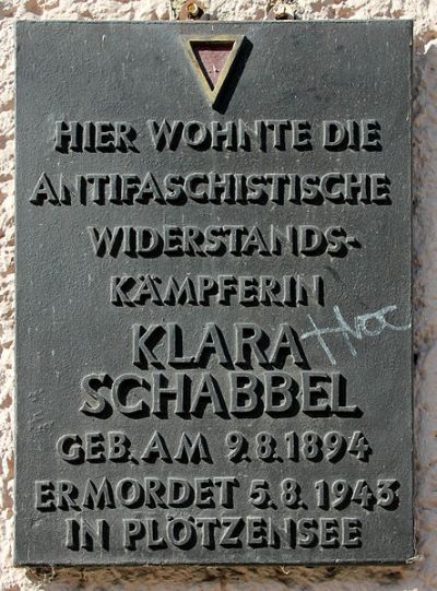Gedenkteken Klara Schabbel