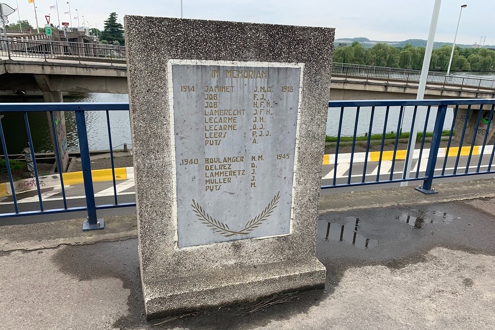 Oorlogsmonument Belgische Spoorwegen Visé #3